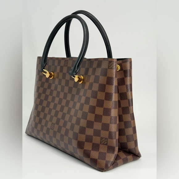 Louis Vuitton Damier Ebene Riverside Top Handle Bag - Picture 5 of 12